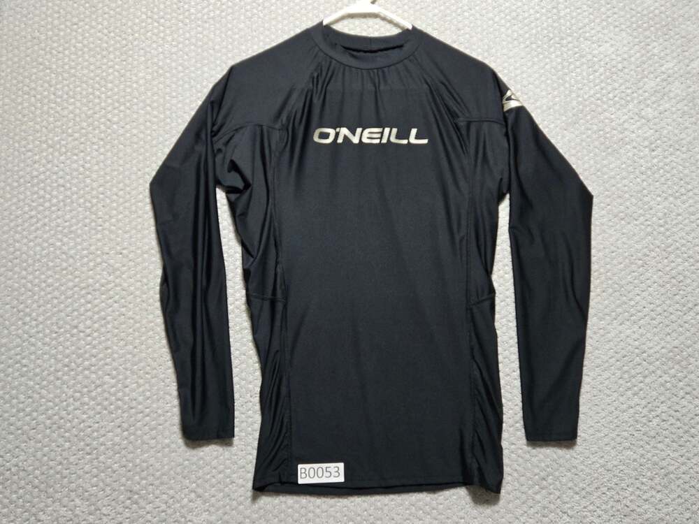 O'Neill Men's Basic Skins Long Sleeve Rash Guard Black Large Performance Fit
